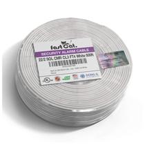 Cabo rápido Cat. 22 AWG/calibre, 2 condutores, 152,4 m, PVC branco
