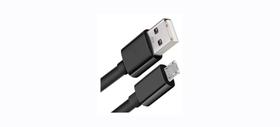 Cabo Rápido V8 Carregador E Dados Micro Usb / Usb 1 Metro 1m Cor Preto