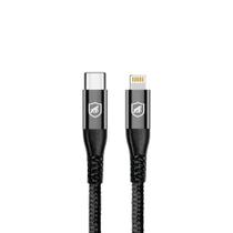 Cabo Raptor - Lightning / Tipo C - Preto - 1M - Gshield