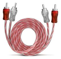 Cabo Rca 1 Metro Dupla Blindagem Injetado Vermelho 4mm Cabo Rca 1 Metro Dupla Blindagem Injetado Vermelho 4mm