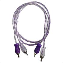 Cabo RCA 1 Metro Injetado Para Som Automotivo Áudio Profissional Cabo RCA 1 Metro Injetado Para Som Automotivo Áudio Profissional