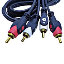 Cabo Rca 1,5m 2rcax2rca Som Automotivo Cabo Rca 1,5m 2rcax2rca Som Automotivo