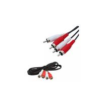 Cabo rca 2 vias audio estéreo - 1,5 metros mxt