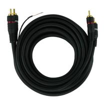 Cabo Rca 3 Metros 6mm Blindado Ouro Automotivo Profissional