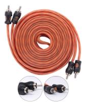 Cabo Rca 4 Saidas Laranja Kx3 5m Revestimento em PVC