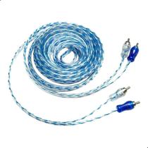 Cabo RCA 5 Metros Automotivo Injetado Azul 80/A4 Permak Cabo RCA 5 Metros Automotivo Injetado Azul 80/A4 Permak