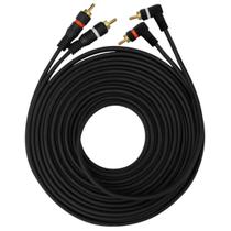 Cabo Rca 5 Metros P/ Modulo, Amplificador Banhado A Ouro