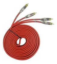 Cabo Rca 5 metros Technoise Serie 400p Vermelho (Unidade) Cabo Rca 5 metros Technoise Serie 400p Vermelho (Unidade)