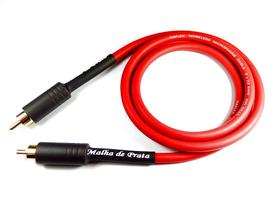 Cabo RCA Áudio Dupla Blindagem Banhado a Ouro MDP Termo Vermelho (Selecione o Tamanho) Cabo RCA Áudio Dupla Blindagem Banhado a Ouro MDP Termo Vermelho (Selecione o Tamanho)