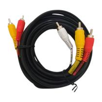 Cabo Rca Av Audio E Video 3 Metros Video Cabo Rca Av Audio E Video 3 Metros Video
