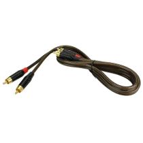 Cabo rca black series 2 + 2 rca 100% cobre - 1.20m pix, 018-0429