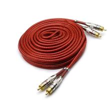 Cabo Rca Blindado Svart Prime 5 Metro Plug Metal Vermelho Cabo Rca Blindado Svart Prime 5 Metro Plug Metal Vermelho