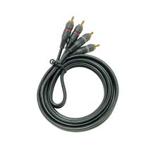 Cabo RCA Comum Ouro 5 mts PERMAK 80 Cabo RCA Comum Ouro 5 mts PERMAK 80