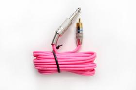 Cabo RCA de Silicone Multicores para Tattoo Tatuagem - Roxo