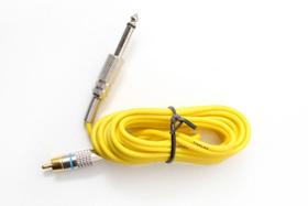 Cabo RCA de Silicone Multicores para Tattoo Tatuagem - Roxo