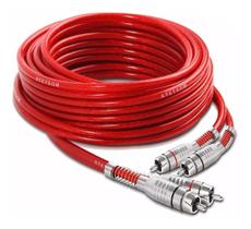 Cabo Rca Duplo 5 Metros Blindado Stetsom Som Automotivo Car Cabo Rca Duplo 5 Metros Blindado Stetsom Som Automotivo Car