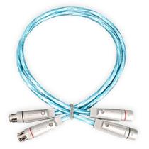 Cabo RCA high-end Sword-IXLR Supra Cables 1mt (Par) Azul Gelo