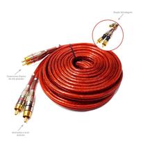 Cabo Rca injetado blindado vermelho 1 metro PWB0738 Svart Cabo Rca injetado blindado vermelho 1 metro PWB0738 Svart
