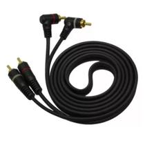 Cabo rca kx3 1/5mt preto 5mm