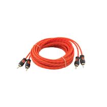 Cabo rca kx3 5mt laranja flexivel