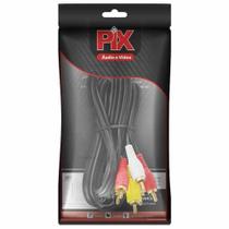 Cabo rca(m) x rca (m) 1,8m 0046 / un / pix