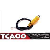 CABO RCA PARA CAMERA DE RE ORIGINAL COM TERMINAIS FEMEA TROMOT HB20 e Chevrolet ONIX