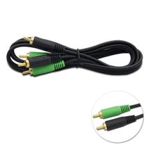 Cabo Rca Preto 5 Mts 4mm Para Som Tech One Automotivo