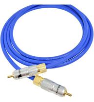 Cabo Rca Subwoofer Ativo Tiaflex Conector Nakamichi Azul