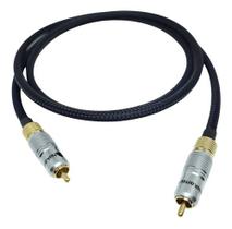 Cabo Rca Subwoofer Ativo Tiaflex Conector Nakamichi Preto