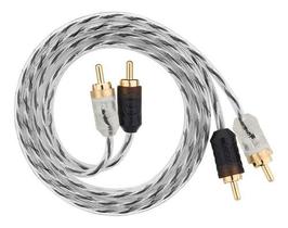 Cabo Rca Taramps 1 Metro Blindado Plug Banhado Ouro Double