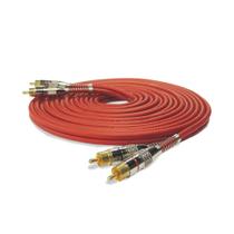 Cabo rca technoise blindado 400 pro 5mm vermelho - 5m