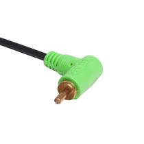 Cabo RCA Technoise Series 100 5,00 Metros 4 MM Conector PVC 90 Graus