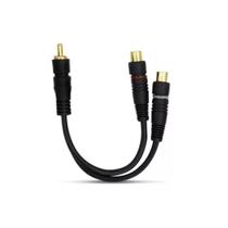 Cabo rca y kx3 preto 5mm 2f1m