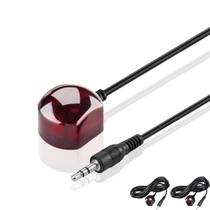Cabo receptor de infravermelho Herfair 3m, extensor remoto infravermelho, pacote com 2 unidades