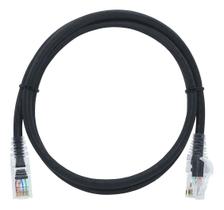 CABO REDE 1.5M CAT5E 26AWG PRETO ANATEL 1000gbps qualidade