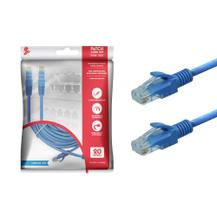 Cabo Rede 20 Metros Rj45 Cat5e Azul Alta Qualidade 100%cobre