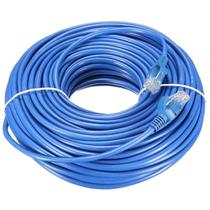 Cabo Rede Cat5E 30M Utp Internet Ethernet Rj45 Montado Azul - Nls