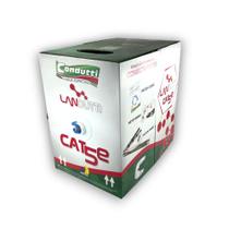 Cabo rede lan cat5e 100% cobre azul 305m