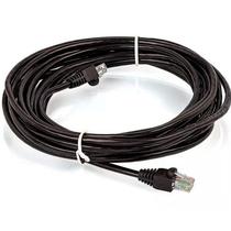 Cabo Rede Patch Cord Cat5 10mts PlusCable Preto Cabo Rede Patch Cord Cat5 10mts PlusCable Preto