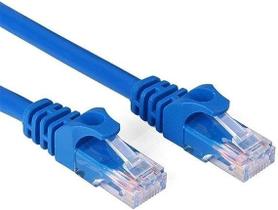 Cabo Rede Patch Cord Cat6 01,5mts Azul Anatel 03555-14-07613
