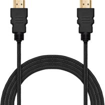 Cabo Reforçado Malha Hdmi X Hdmi Áudio E Vídeo 1,8 M