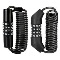 Cabo retrátil de 150 cm para motocicleta Helmet Lock ROCKBROS Cabo retrátil de 150 cm para motocicleta Helmet Lock ROCKBROS