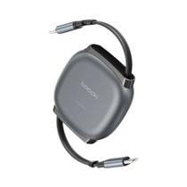 Cabo Retrátil Tipo C De 100W, Carregador Rápido Em Tamanho Mini Para iPhone 16 15 pro Max Samsung,