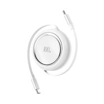 Cabo Retrátil Tipo C Para USB C De 100W Para Carregamento Rápido Para iPhone 15, MacBook, Samsung,