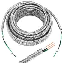 Cabo revestido de metal Kingdder 14/3 com armadura de alumínio 30m