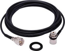 Cabo rg-58 5,5m conector uhf mini Motorola m-805k