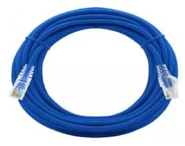 Cabo Rj-45 Macho + Rj-45 Macho 15M 5E Cca 568B Azul