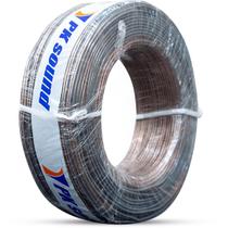 Cabo Rolo Fio Paralelo Cristal 2 X 2,50 Prata 100 Metros Cabo Rolo Fio Paralelo Cristal 2 X 2,50 Prata 100 Metros