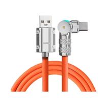 Cabo Rotativo De Carregamento Rápido 120W 6A Para iPhone 15 Xiaomi Samsung Micro USB Tipo C