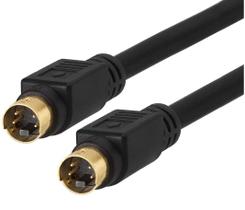 Cabo S-Video BRENDAZ 15m Dourado com 4 Pinos